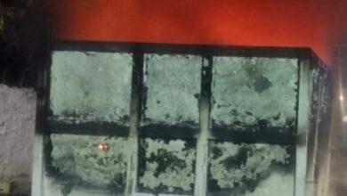 Photo of Controlan incendio en contenedor de basura en el Centro de Mérida sin personas lesionadas