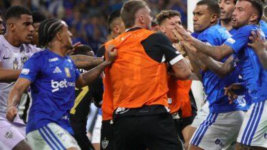 Photo of Batalla campal entre Cruzeiro y Atlético Mineiro deja 23 expulsados en histórica pelea