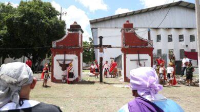 Photo of Personas privadas de la libertad participan en representación del viacrucis en el Cereso de Mérida