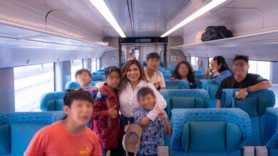 Photo of Niños de Casa Otoch viven su primer viaje en Tren Maya rumbo a Cancún
