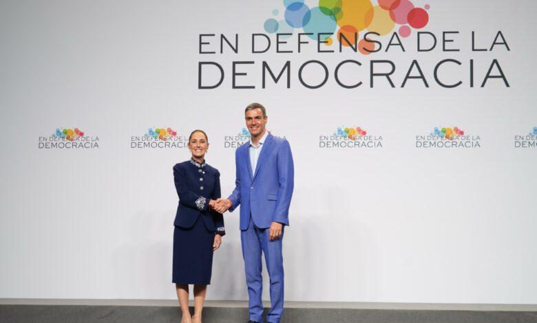 Photo of Sheinbaum y Sánchez dialogan sobre historia y cooperación entre México y España