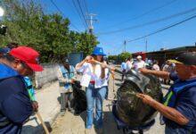 Photo of Mérida refuerza limpieza y servicios en Manzana 115 con Mega Operativo