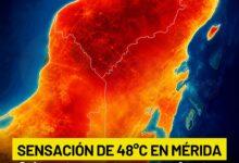 Photo of Calor extremo en Mérida: sensación térmica llega a 48 °C y vienen tormentas