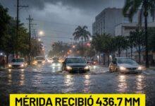Photo of En una semana cayó sobre Mérida el equivalente a casa tres meses de lluvia