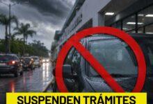 Photo of Suspenden trámites de licencias, control vehicular y reemplacamiento en Yucatán por lluvias