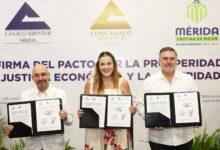 Photo of Mérida firma pacto para impulsar negocios familiares y fortalecer la economía local