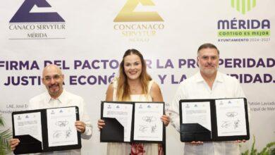 Photo of Mérida firma pacto para impulsar negocios familiares y fortalecer la economía local