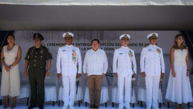 Photo of Renuevan mando de la Novena Zona Naval en Yucatán