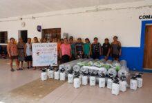 Photo of Mujeres de Canakom fortalecen su economía con huertos y elaboración de hamacas