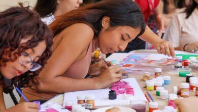 Photo of Jóvenes desarrollan su talento con taller gratuito de grafiti