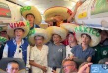 Photo of Niños austriacos emocionan al cantar “Cielito Lindo” en vuelo rumbo a México