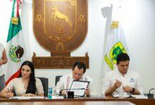 Photo of Yucatán firma convenio con Izamal y Progreso para fortalecer el cobro del predial y financiar más obras