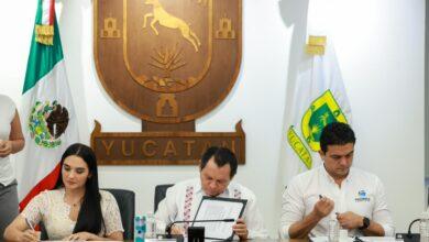 Photo of Yucatán firma convenio con Izamal y Progreso para fortalecer el cobro del predial y financiar más obras
