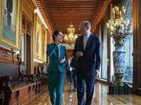 Photo of Sheinbaum se reúne con el historiador Niall Ferguson en Palacio Nacional