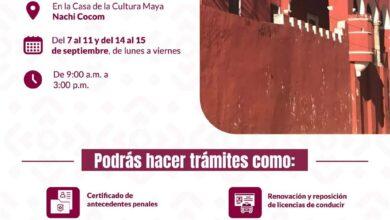Photo of ¡La Ventanilla Única Estatal Móvil llega a Sotuta!​