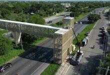Photo of Rehabilitan puente peatonal del CRIT en el Periférico de Mérida