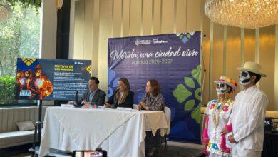 Photo of Presenta Cecilia Patrón agenda cultural de Mérida para el cierre de 2026.