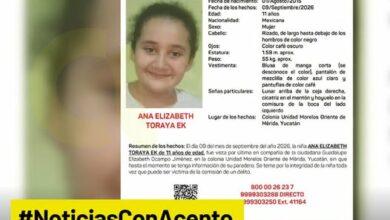 Photo of ¡ALERTA AMBER! Buscan a menor de 11 años desaparecida en Mérida