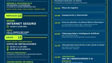Photo of Mérida realizará Semana de la Ciberseguridad del 12 al 16 de octubre