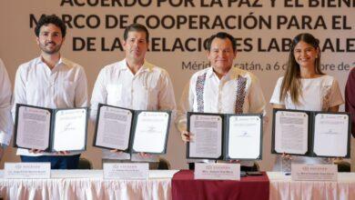 Photo of Yucatán firma acuerdo para fortalecer la conciliación y la paz laboral