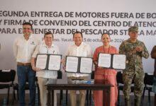 Photo of Entregan 99 motores a pescadores de Yucatán para reforzar su seguridad en altamar