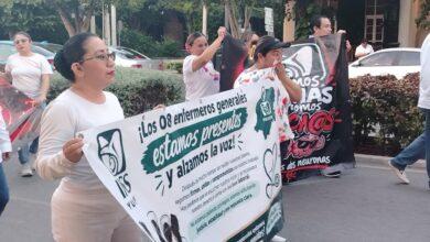 Photo of Trabajadores del IMSS vuelven a las calles de Mérida
